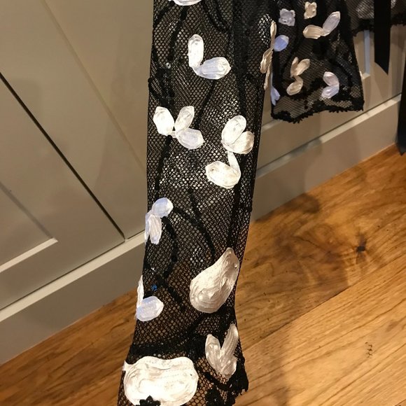 Lacy Sheer & Embellished Ladies Jacket - Picture 3 of 9